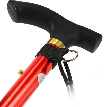 Portable Aluminum Folding Walking Travel Stick Cane