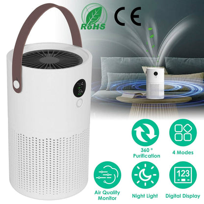 Portable Anio Air Purifier Electronic Air Sterilization with 4 Modes Night Light