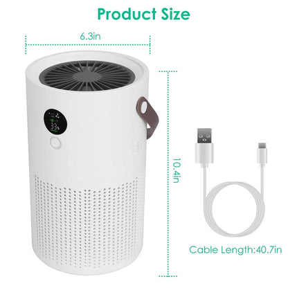 Portable Anio Air Purifier Electronic Air Sterilization with 4 Modes Night Light