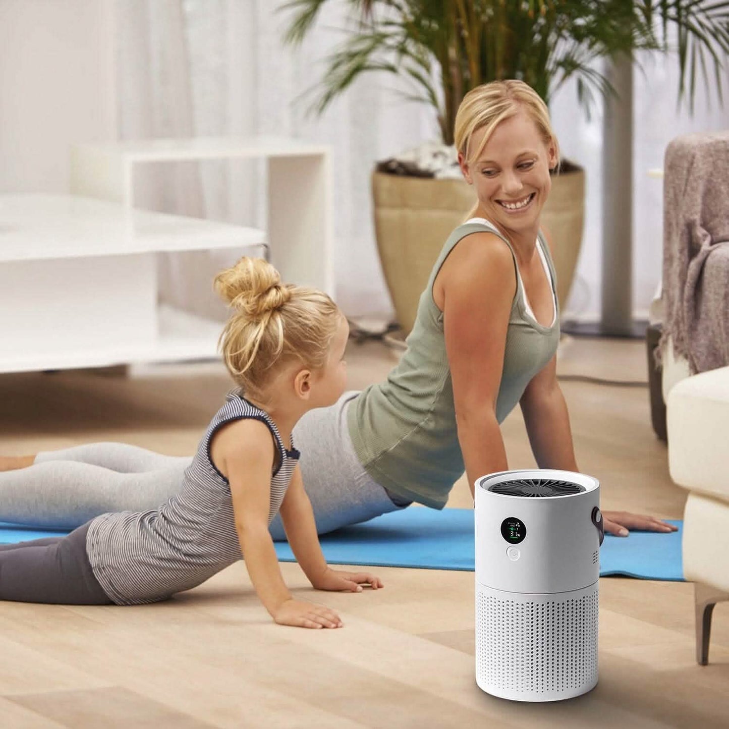 Portable Anio Air Purifier Electronic Air Sterilization with 4 Modes Night Light