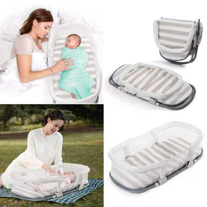 Portable Baby Bedside Lounger Infant Bassinet Sleeping Bed