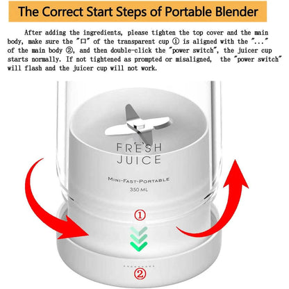 Portable Blender Bottle Electric Juicer