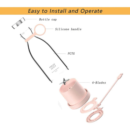 Portable Blender Bottle Electric Juicer