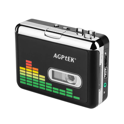 Portable Cassette Audio Music Player Tape-To-MP3 Converter Cassette Recorder