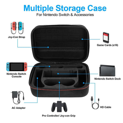 Portable Deluxe Carrying Case for Nintendo Switch