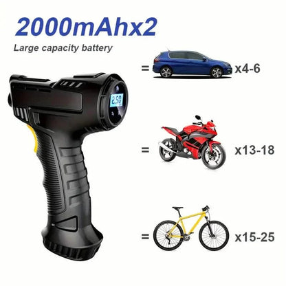 Portable Digital Tire Inflator with LED Light