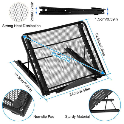 Portable Foldable Laptop Stand with Adjustable Angles