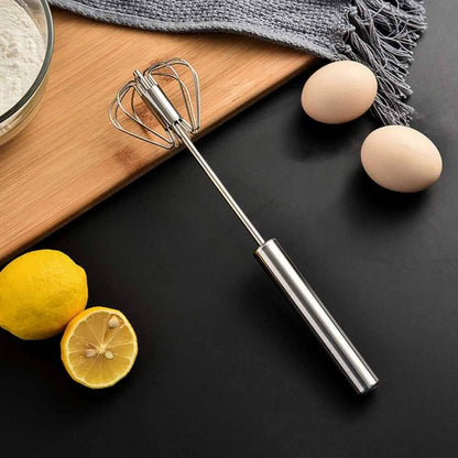 Portable Handheld Mixer (Semi-Automatic, No Electricity Needed)