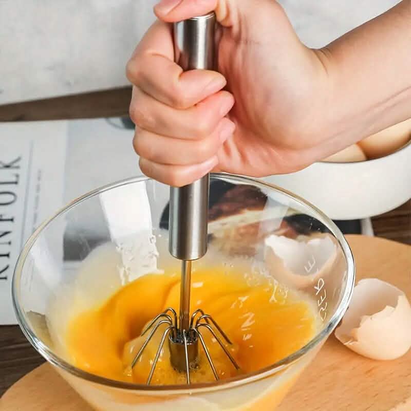 Portable Handheld Mixer (Semi-Automatic, No Electricity Needed)