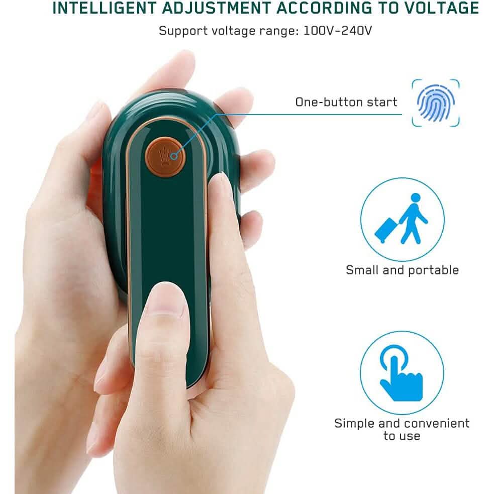 Portable Handheld Steam Iron - Non-Stick Ceramic Soleplate