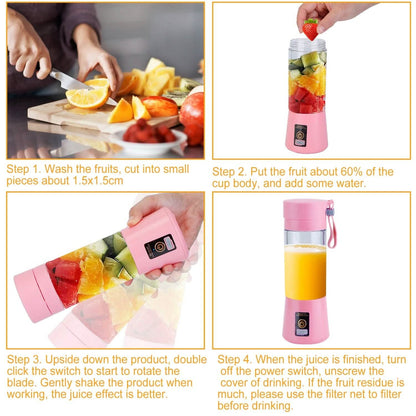 Portable Juicer Blender USB Rechargeable