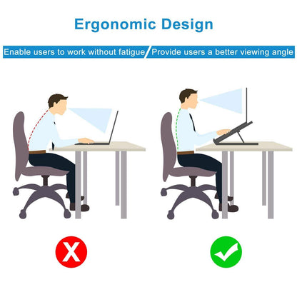 Portable Laptop Stand 7 Adjustable Heights