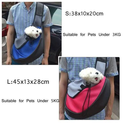 Portable Mesh Breathable Pet Sling Backpacks