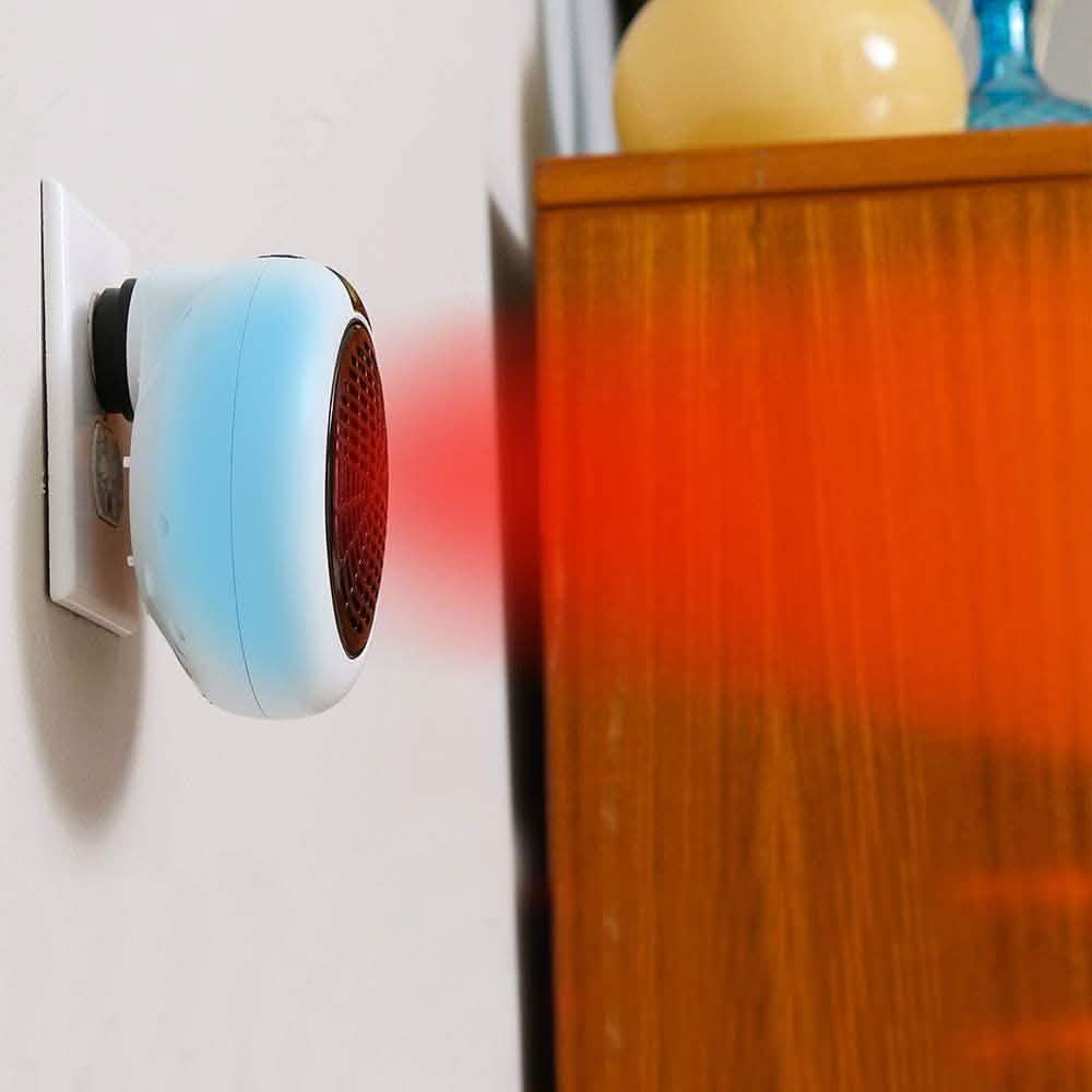 Portable Plug In Electric Heat Adjustable Thermostat