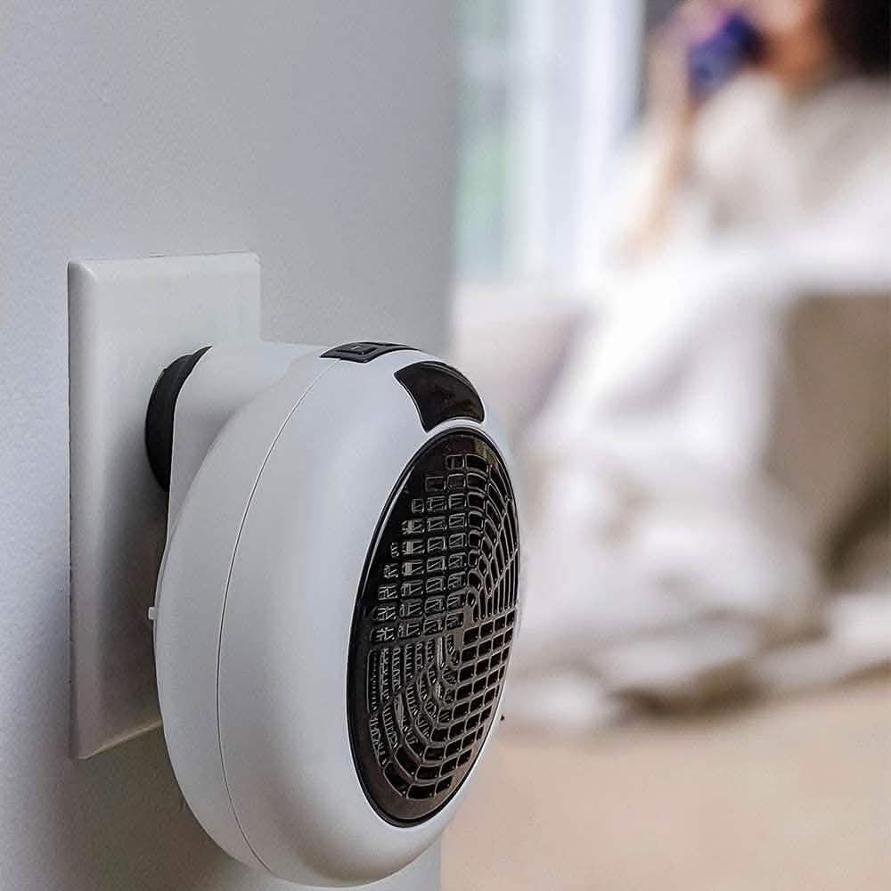 Portable Plug In Electric Heat Adjustable Thermostat