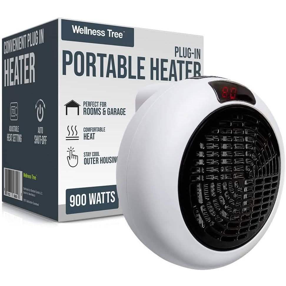 Portable Plug In Electric Heat Adjustable Thermostat