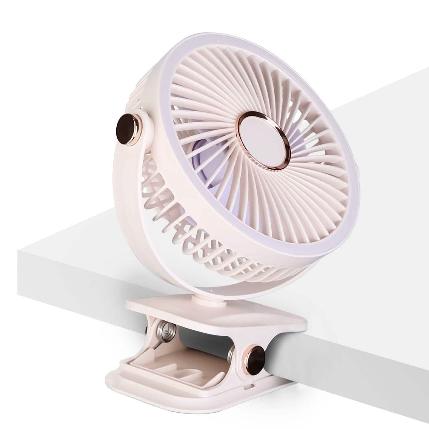 Portable Quiet Rechargeable Clip-On Fan