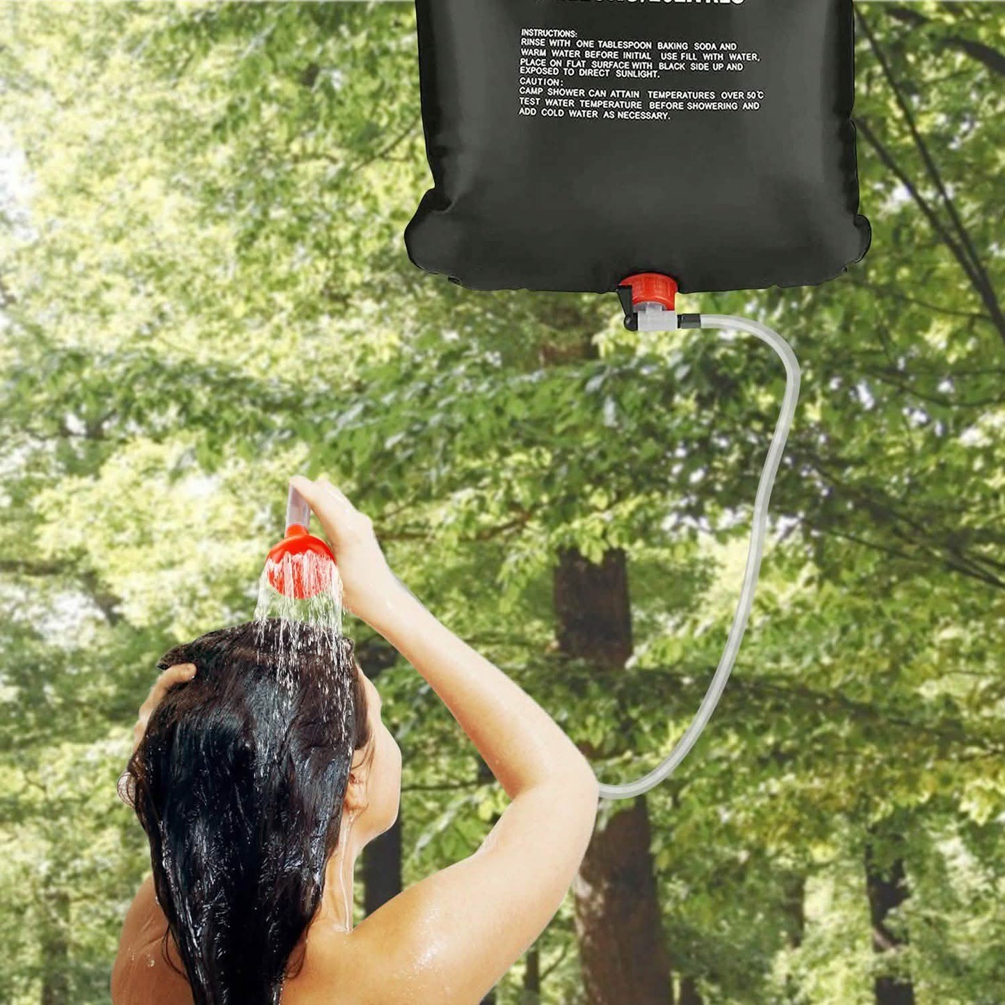 Portable Solar Heated Shower Bag