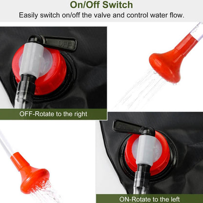 Portable Solar Heated Shower Bag