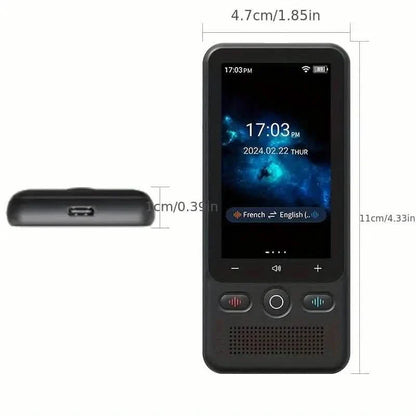 Portable Two-Way Language Translator with 138 Languages & 39 Voices