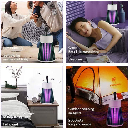 Portable USB Electric Mosquito Killing LED Lamp