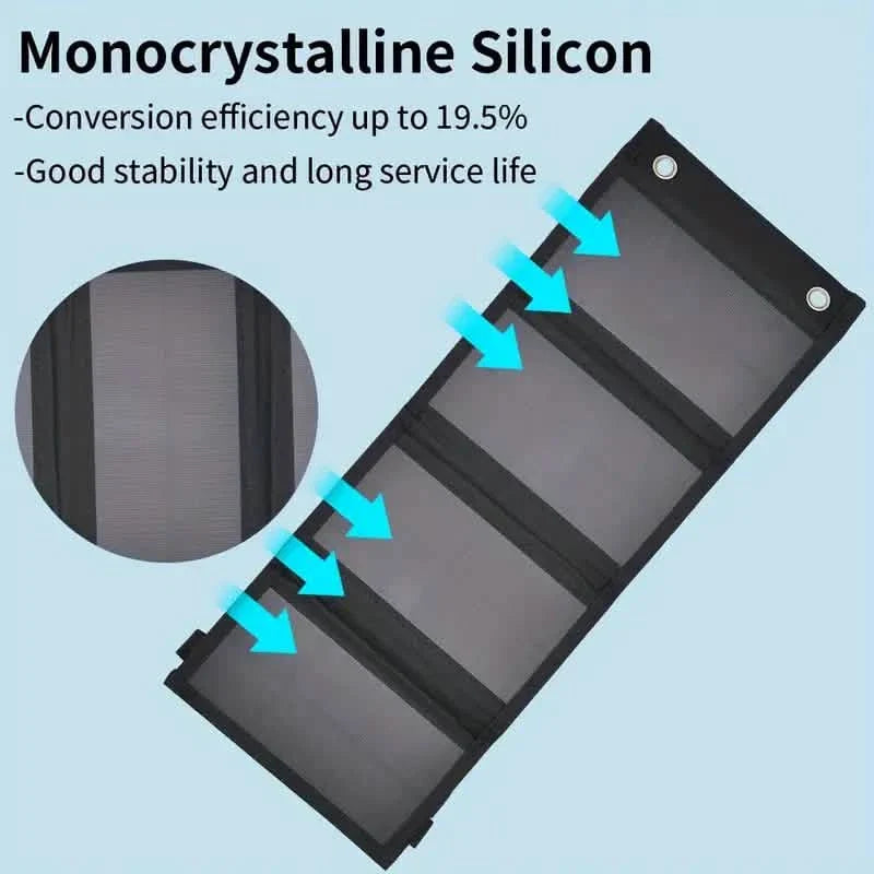 Portable USB Foldable Solar Panels