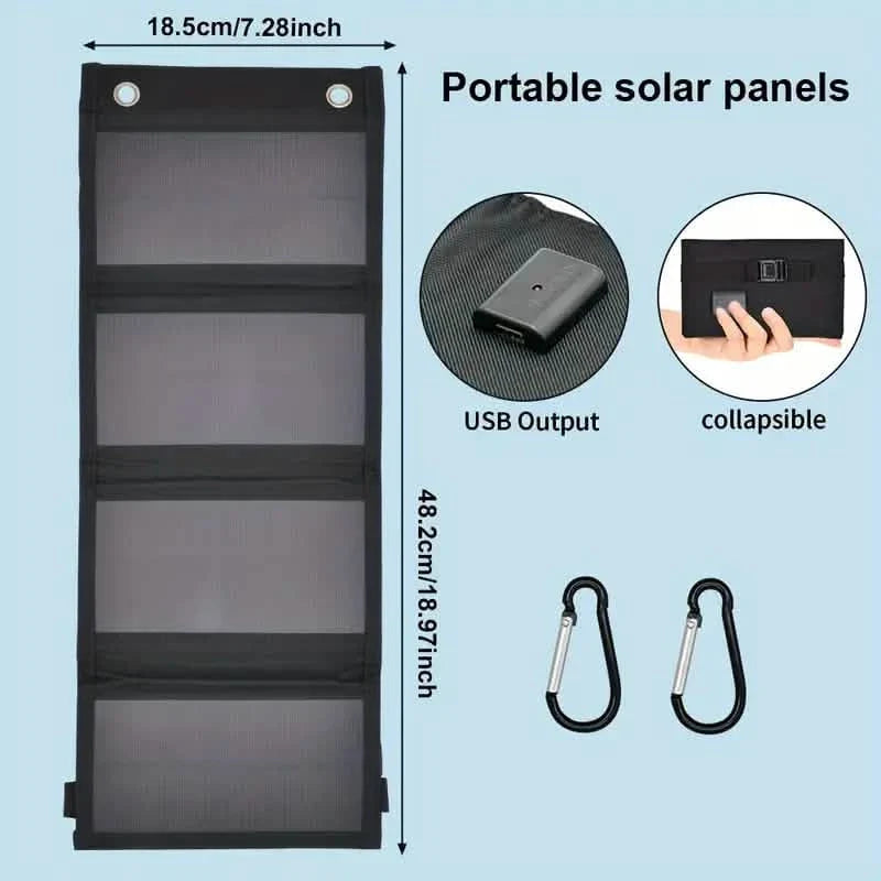 Portable USB Foldable Solar Panels