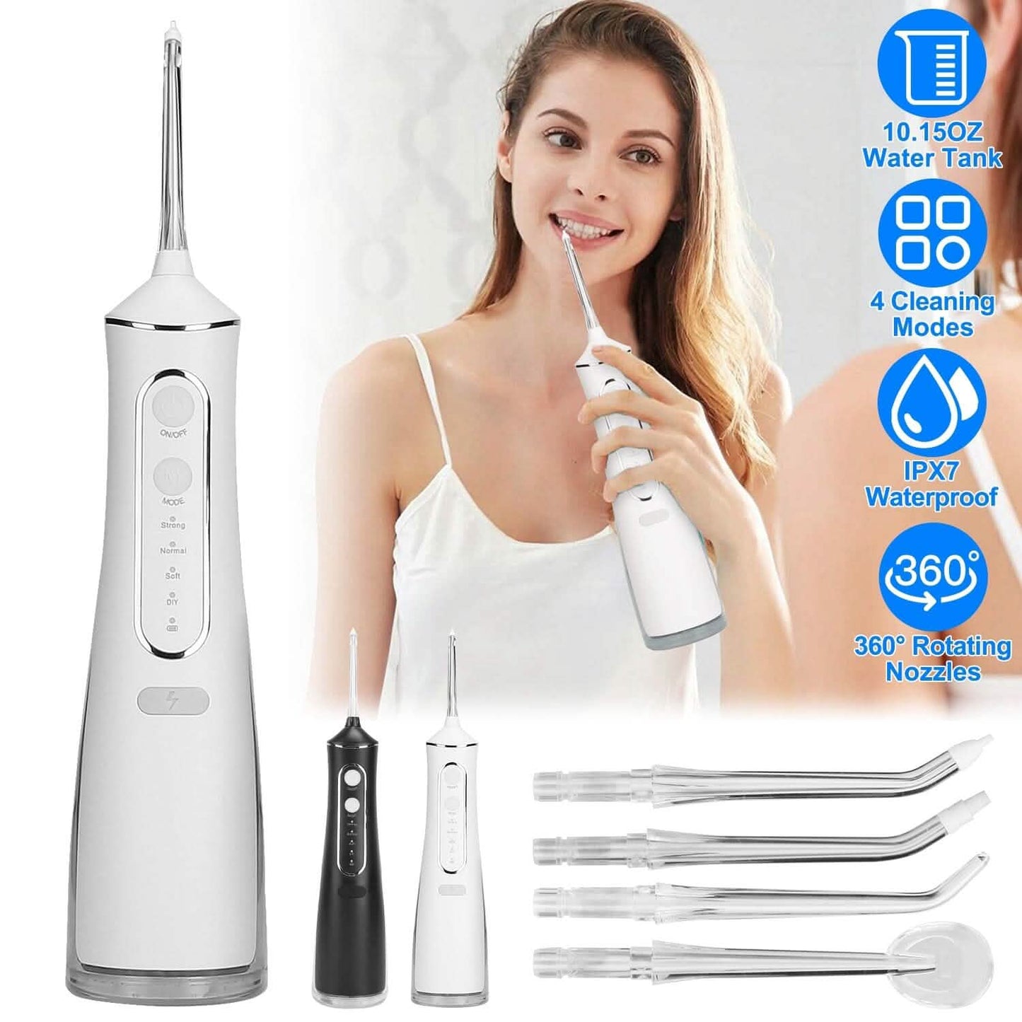 Portable Water Dental Flosser