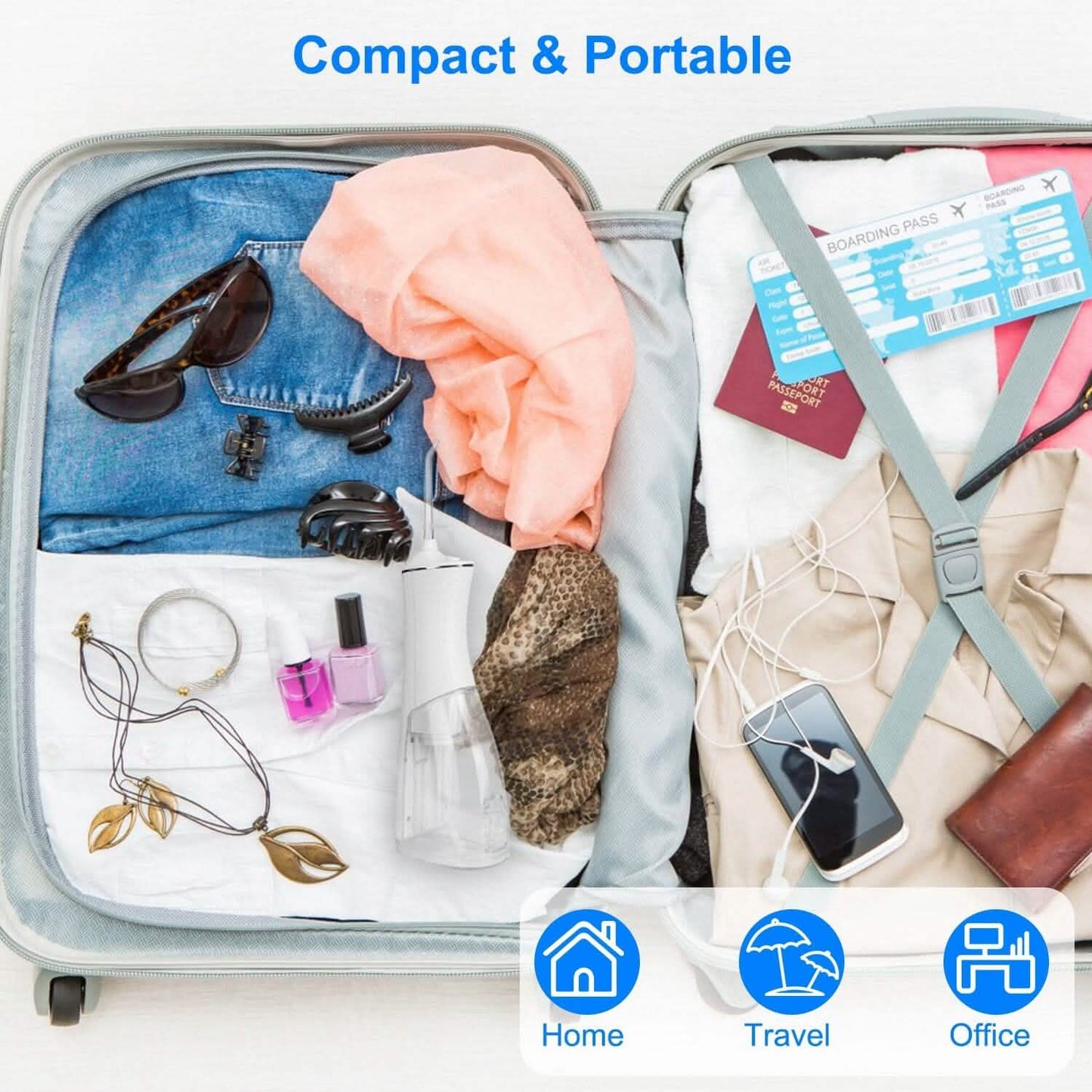 Portable Water Dental Flosser