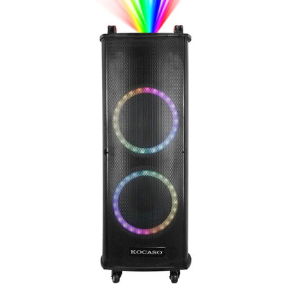 Portable Wireless Party Speaker Colorful Lights DJ PA System