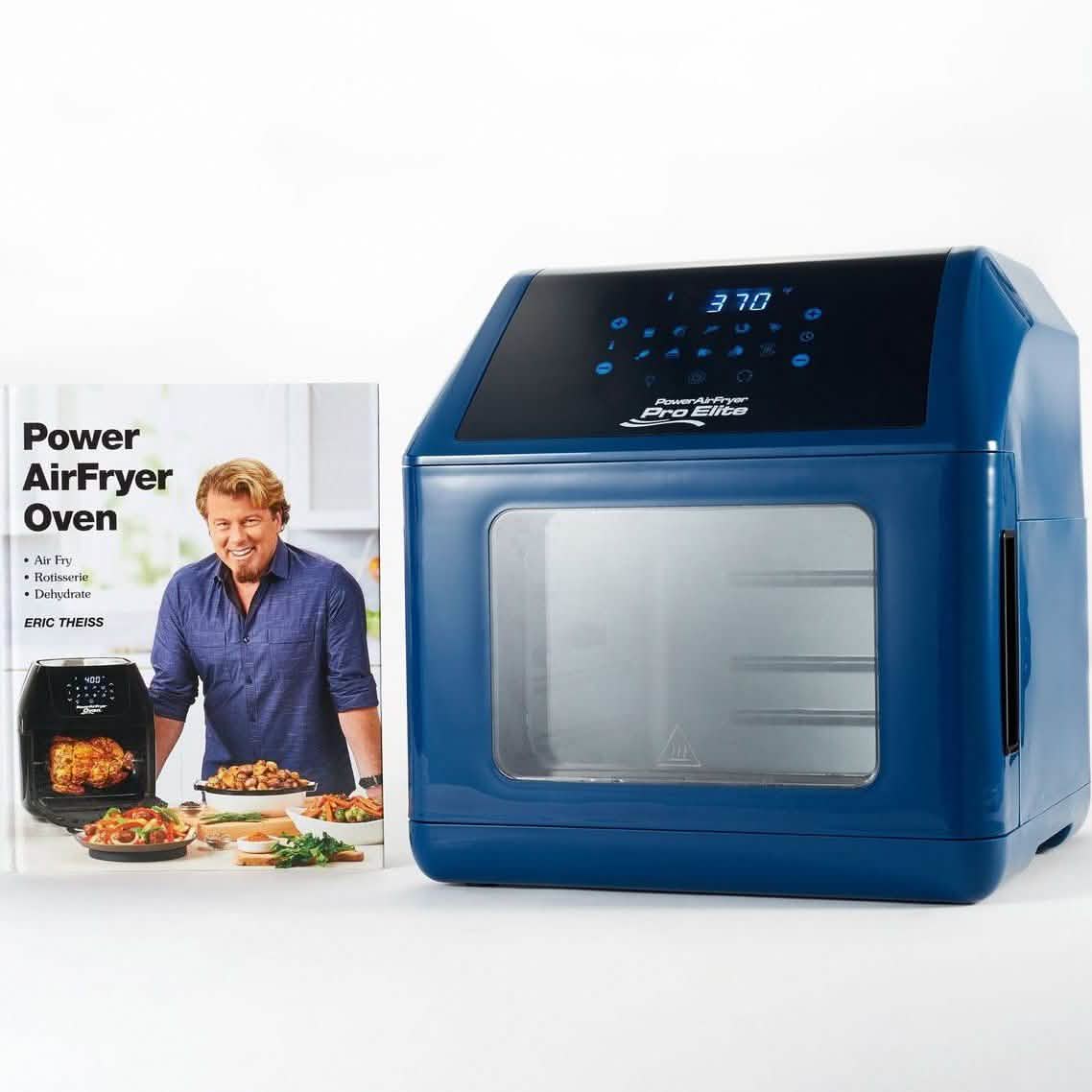 Power Air Fryer 10-in-1 Pro Elite Oven 6-qt with Cookbook (Refurbished)