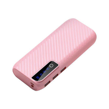 Power Bank With 3 USB Ports and Flashlight