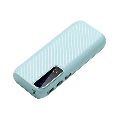Power Bank With 3 USB Ports and Flashlight