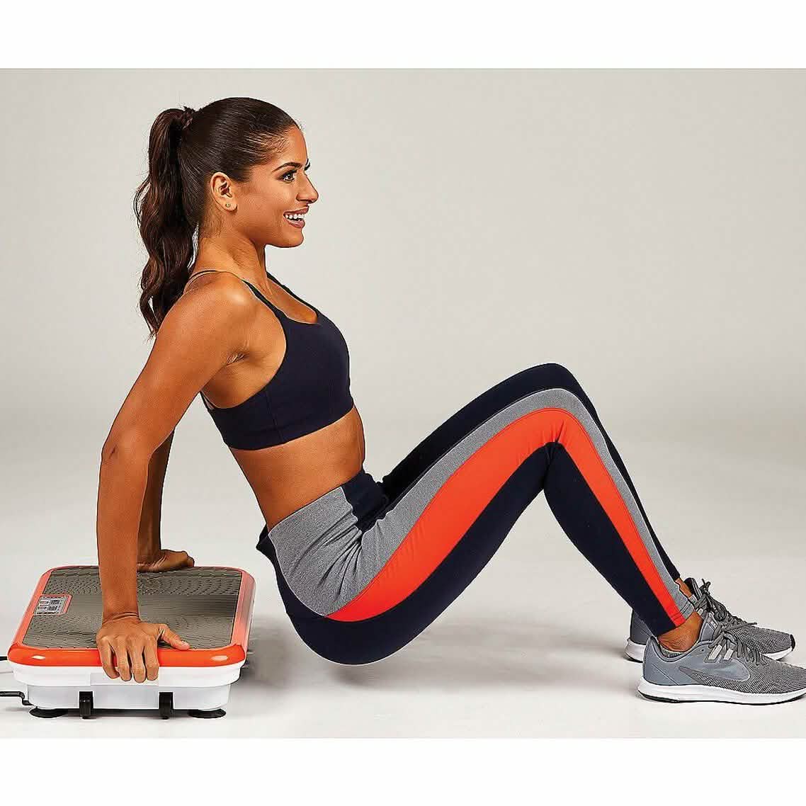 PowerFit Elite Vibration Platform with Exercise Bands and Mat (Refurbished)