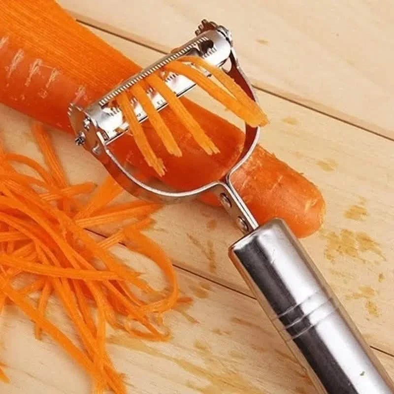 Premium Stainless Steel Vegetable Grater & Peeler