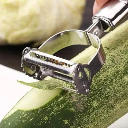 Premium Stainless Steel Vegetable Grater & Peeler