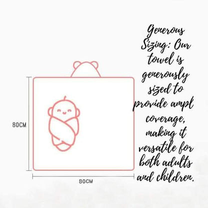 Premium Ultra-Soft Hooded Baby Towels