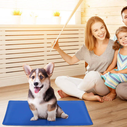 Pressure Activated Pet Gel Self Cooling Mat Pad