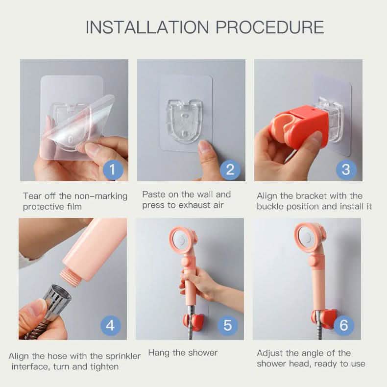 Pressurized Rain Shower Set