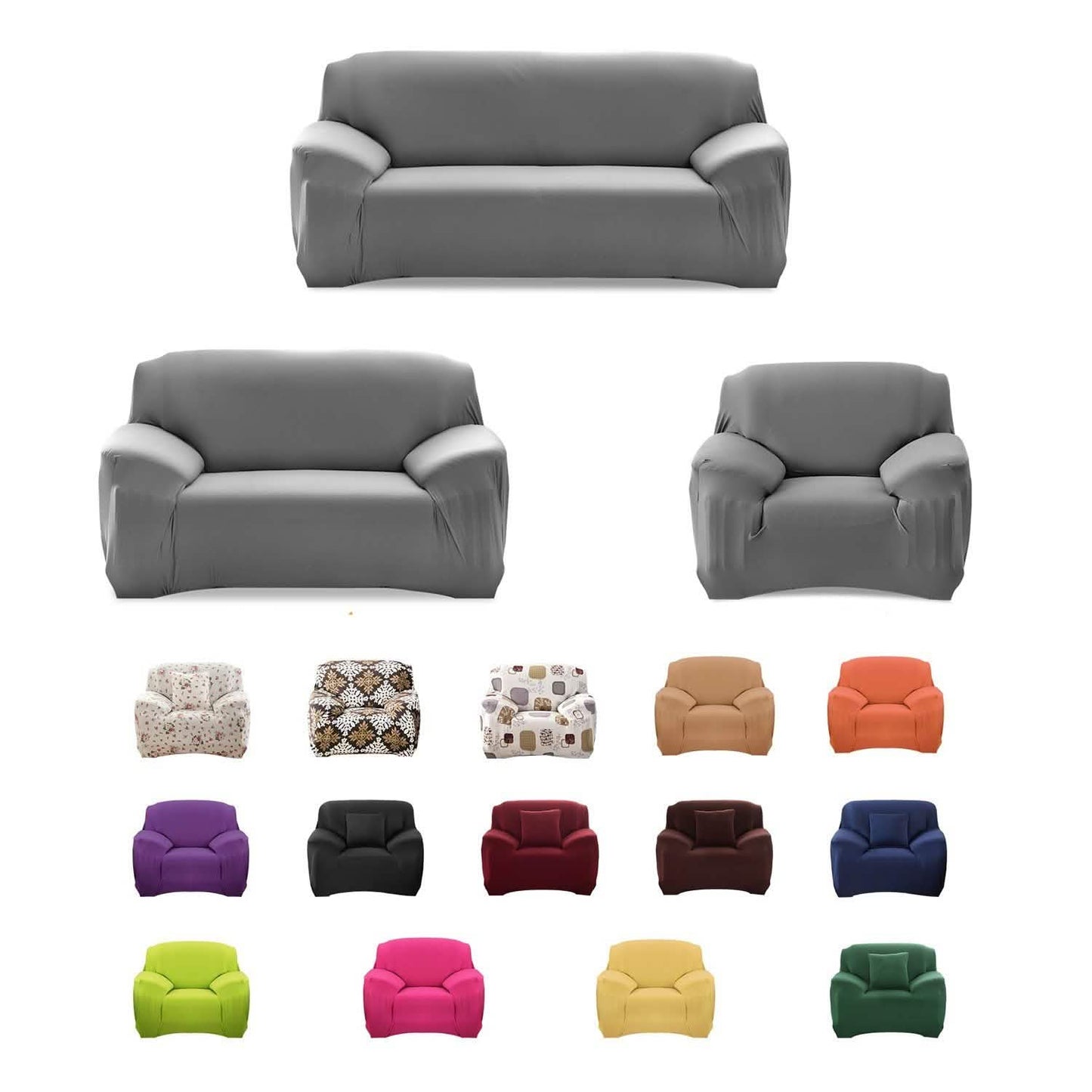 Printed Stretch Sofa Cover