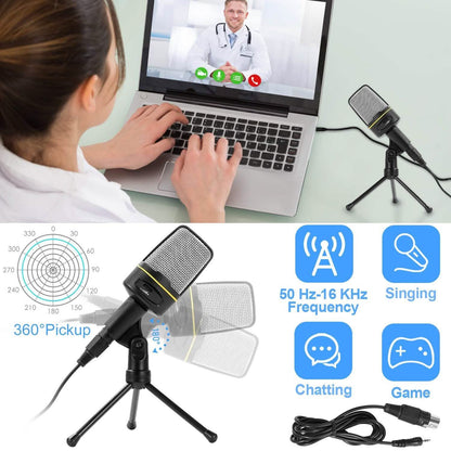 Pro Condenser Microphone with Tripod