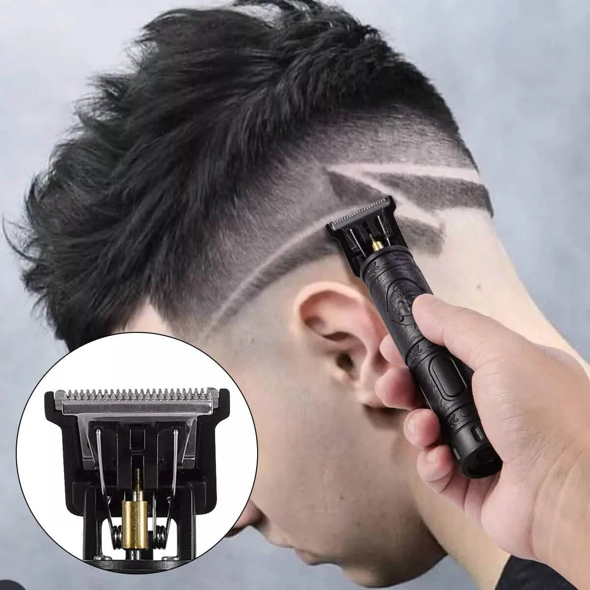 Pro Zero Gapped Cordless T-Outliner Hair Clipper Electric Trimmer Kit Wireless