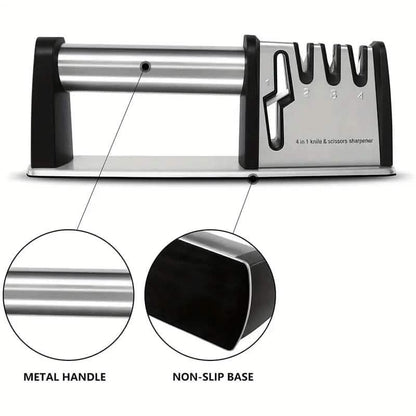 Professional 4-Stage Knife Sharpener Tool