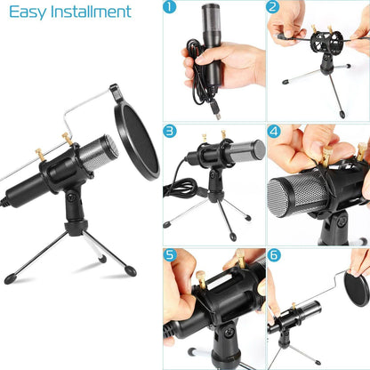 Professional Condenser Studio Recording Microphone