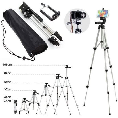 Professional Folding Camera Tripod Stand Holder for CellPhone