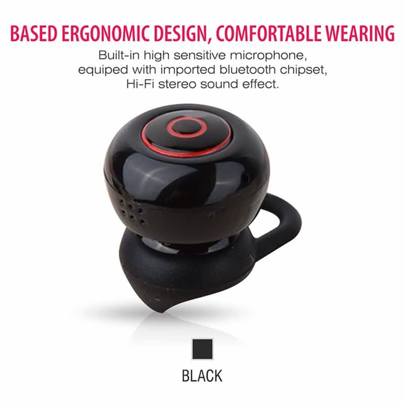 Professional Mini Earpiece with Hands-free Calling and Microphone