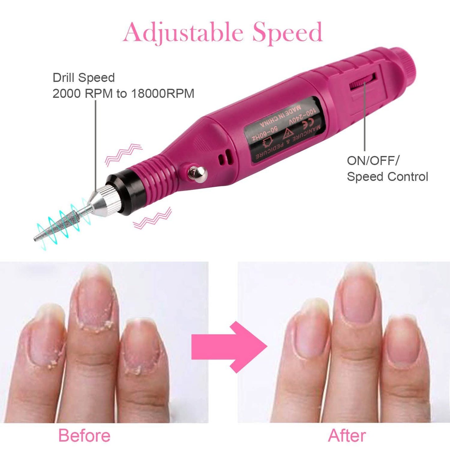 Professional Nail Art Drill Kit