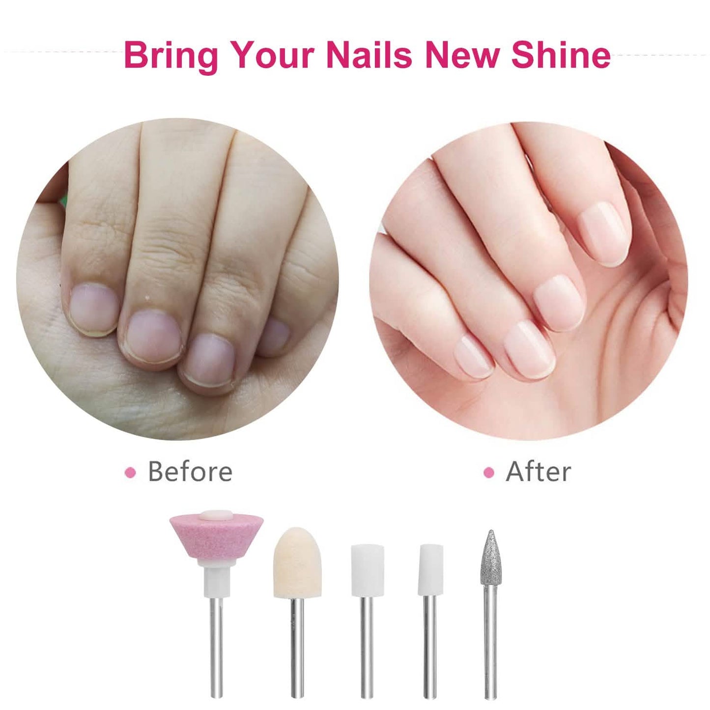 Professional Nail Drill File Manicure Pedicure Set