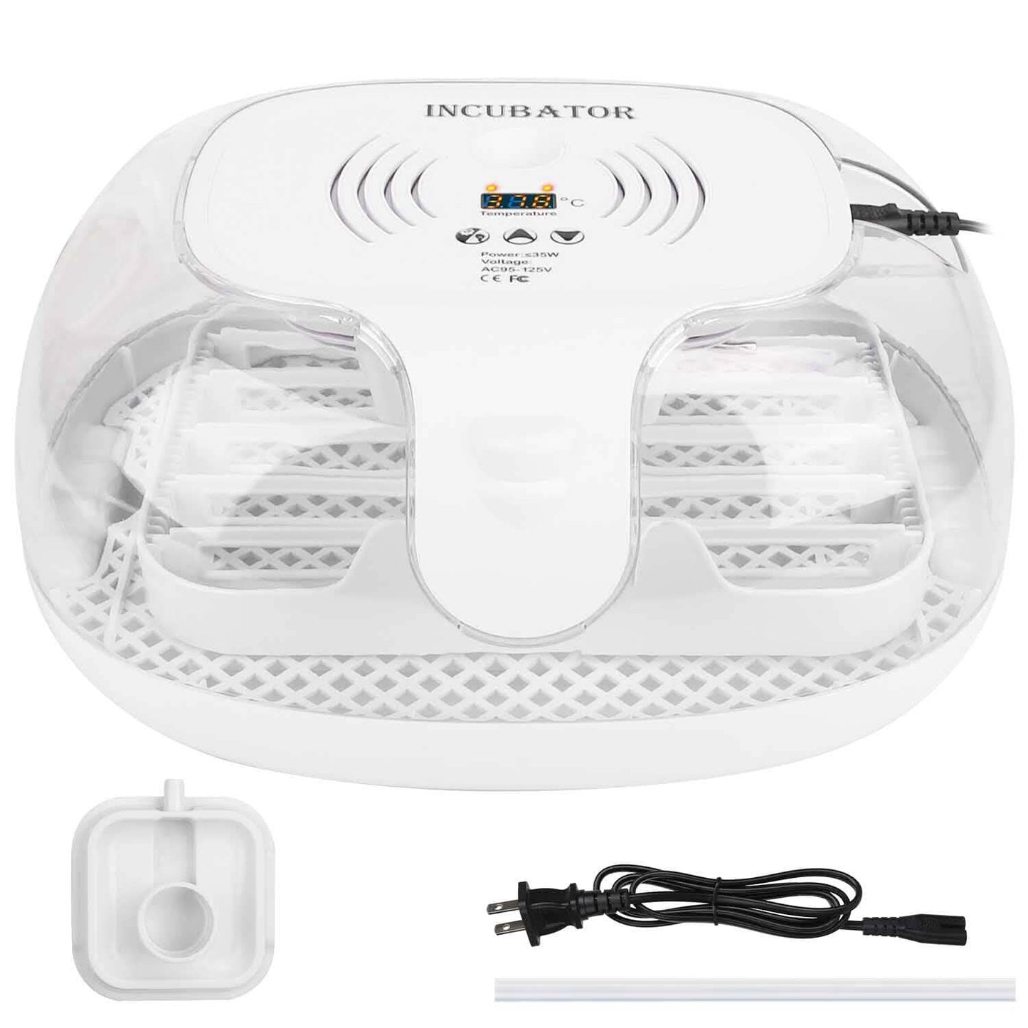 Professional Poultry Hatcher with Digital Display Automatic Temperature Humidity