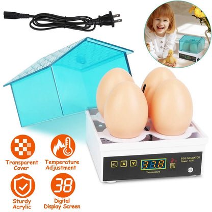 Professional Poultry Hatcher with Digital Display Automatic Temperature Humidity